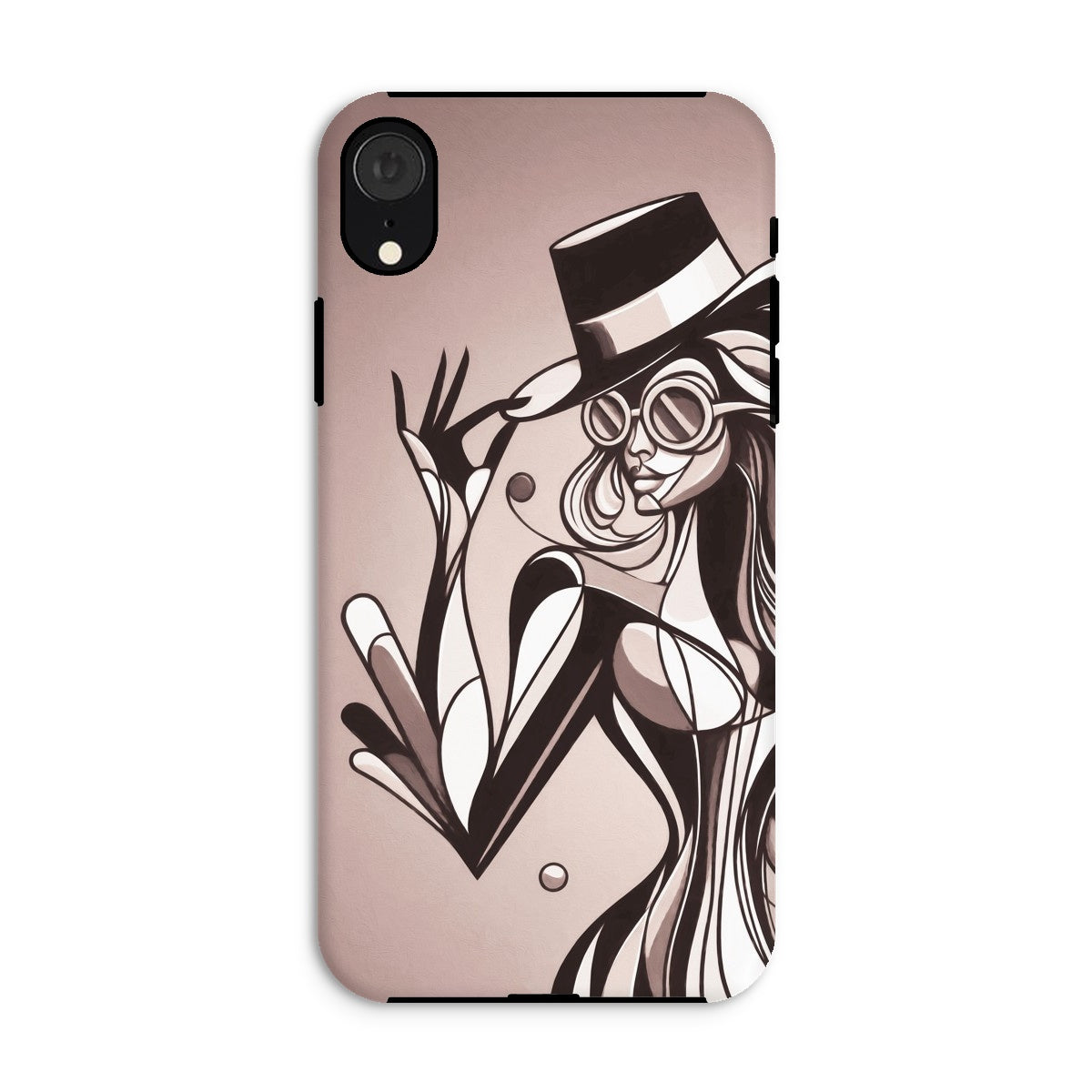 Viva La Diva: Where Earth Tones Whisper Confidence Tough Phone Case