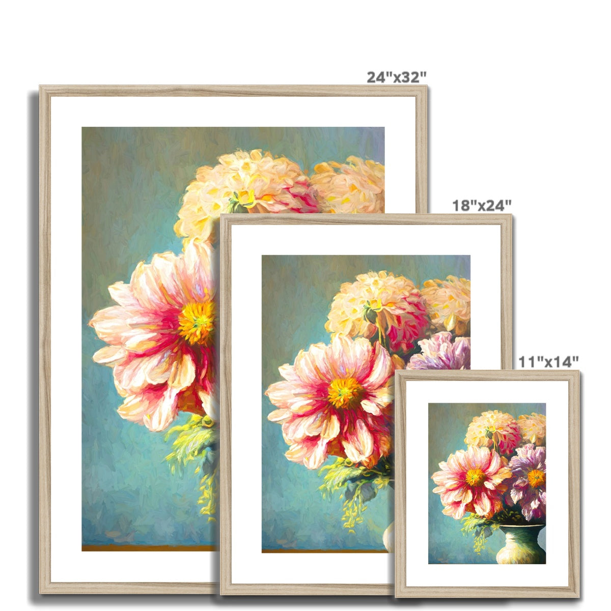 A Burst of Colour: Immerse Yourself in Floral Joy Framed & Mounted Print
