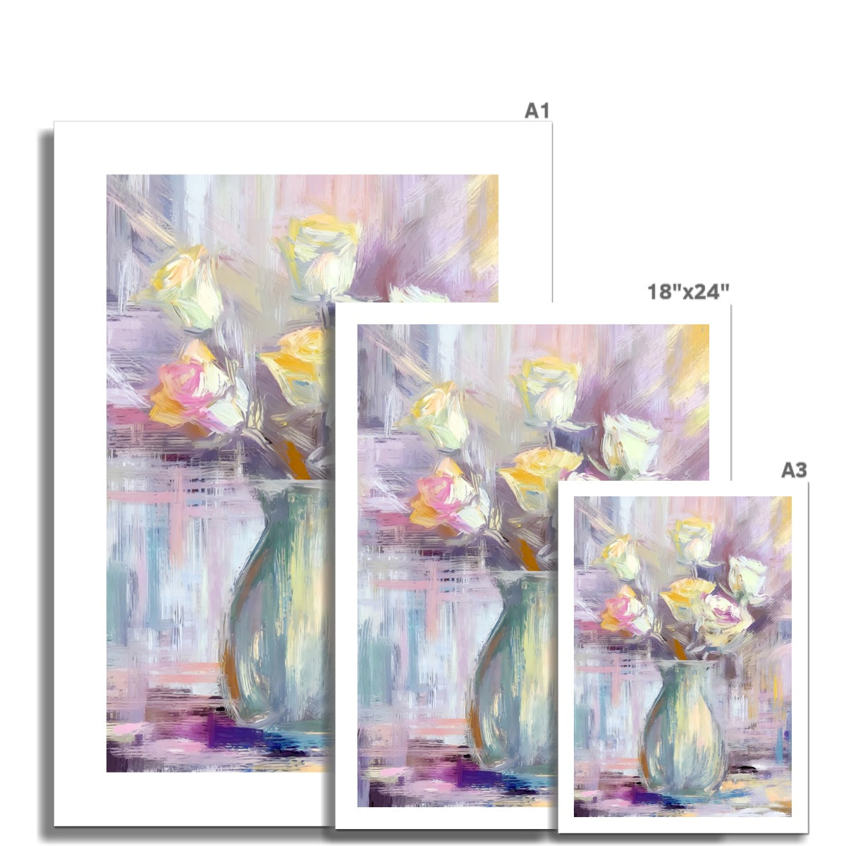 Abstract Blooms #15 Wall Art Poster