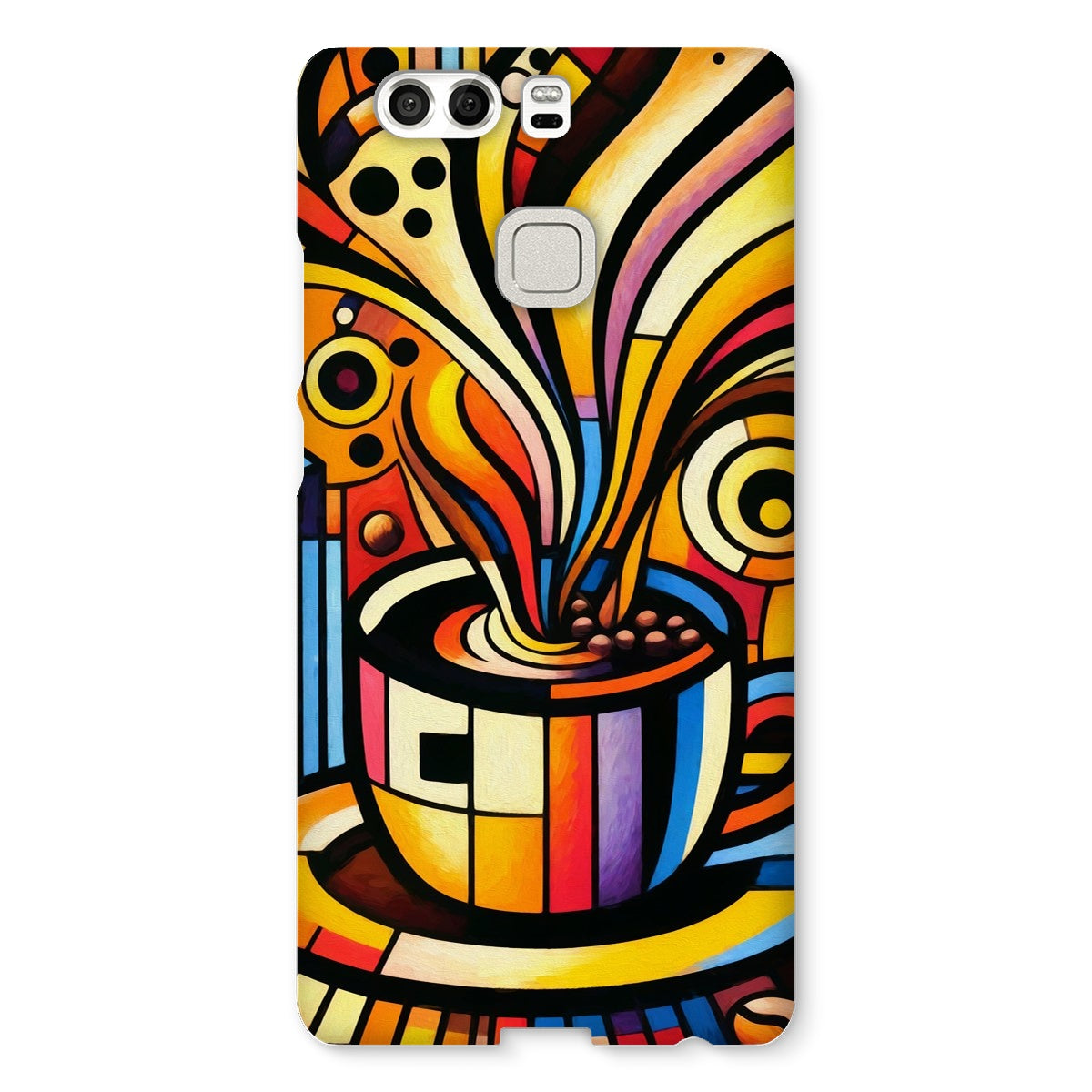Caffeinated Cityscape Snap Phone Case