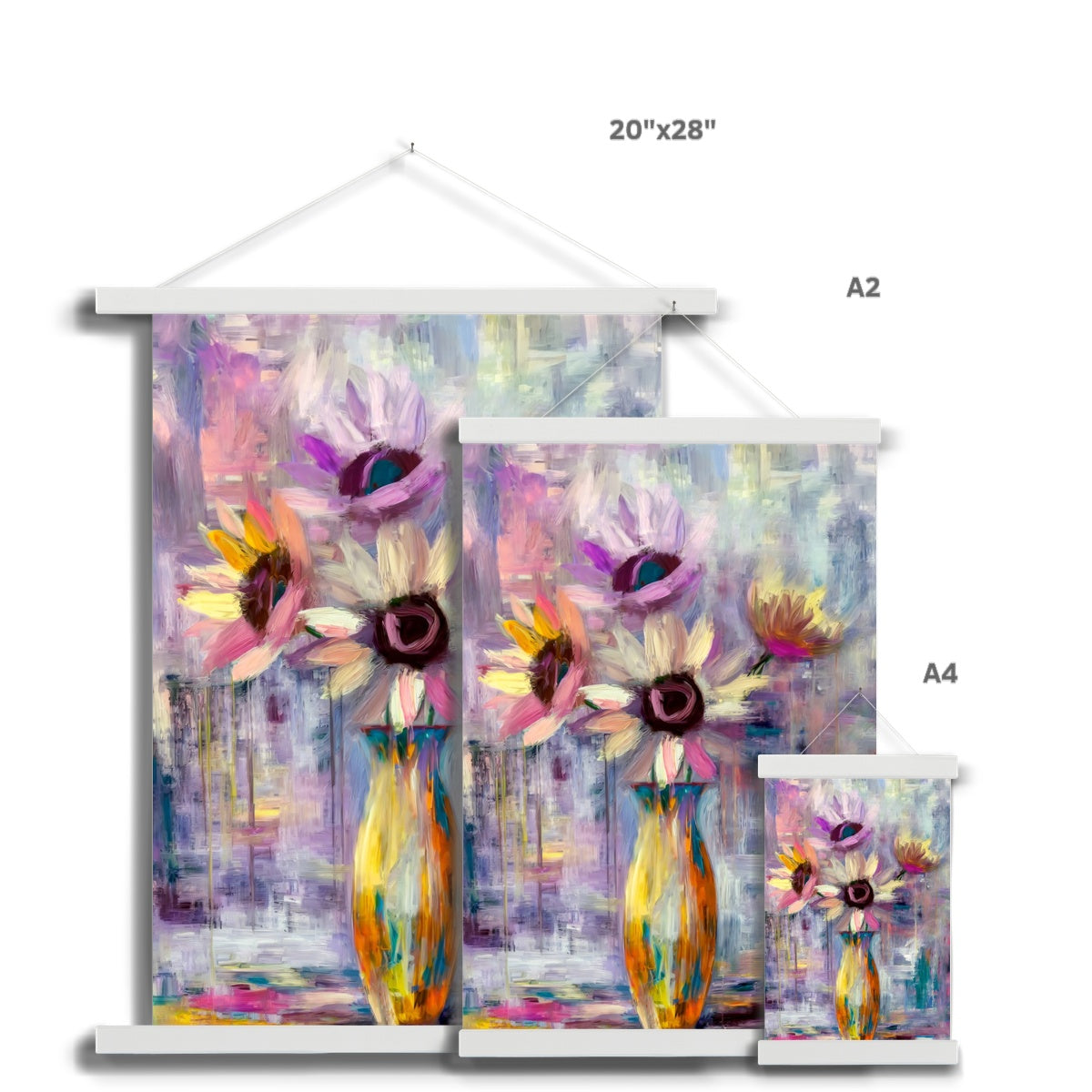 Abstract Blooms #05 Fine Art Print with Hanger