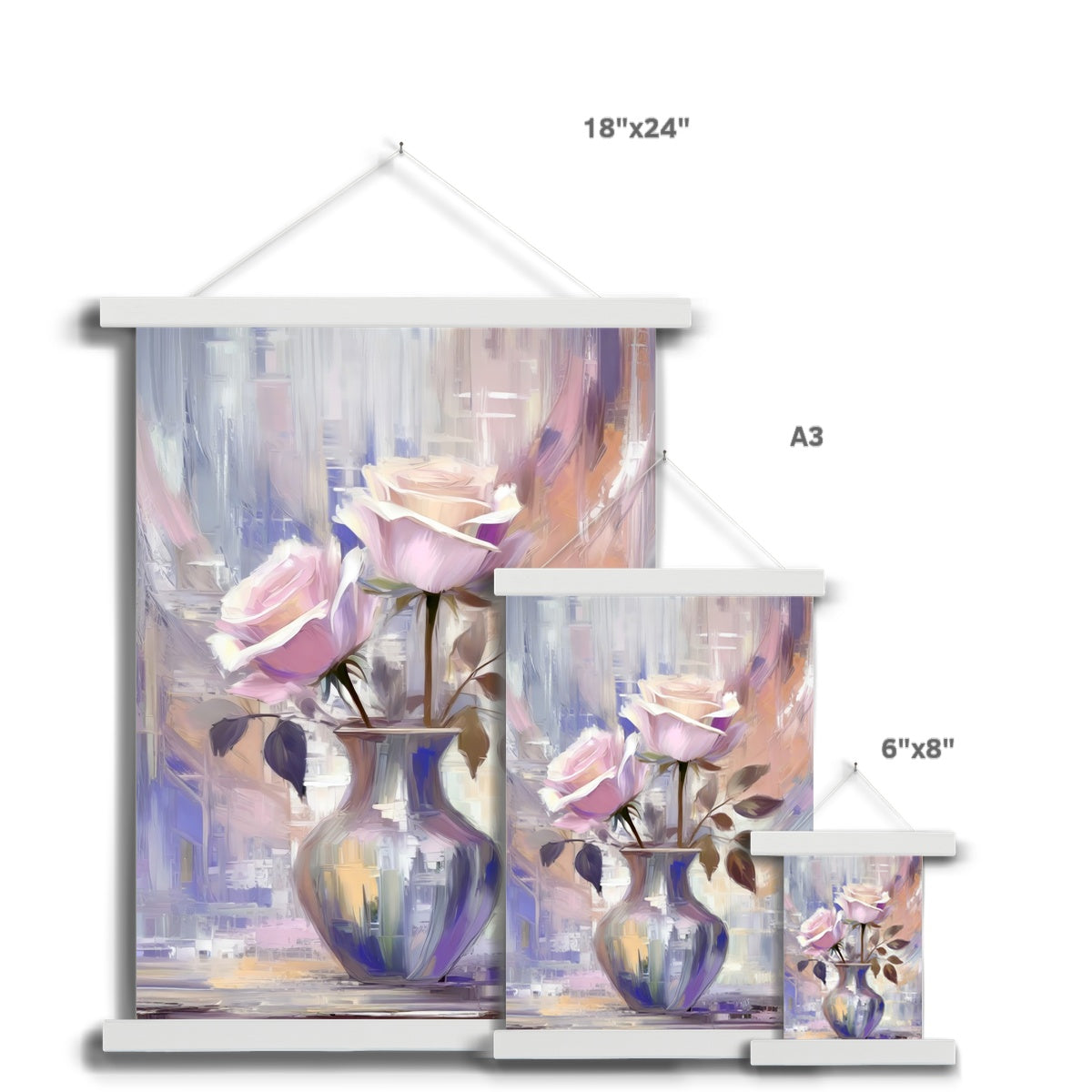 Abstract Blooms #06 Fine Art Print with Hanger
