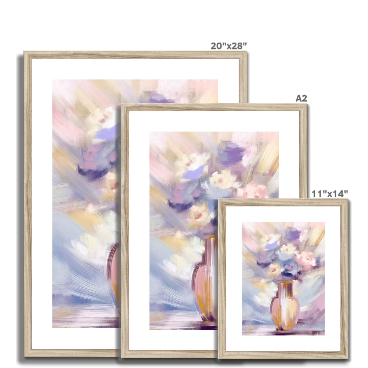 Abstract Blooms #16 Framed & Mounted Print