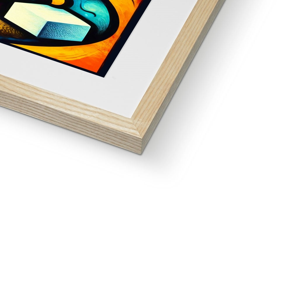 Geometric Java Framed & Mounted Print