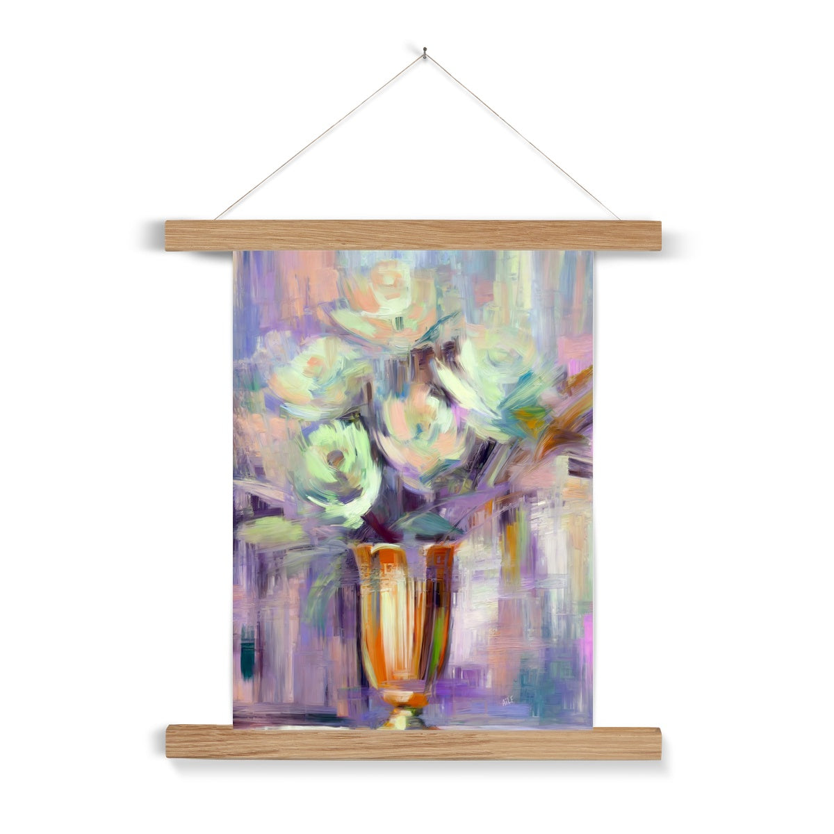 Abstract Blooms #20 Fine Art Print with Hanger