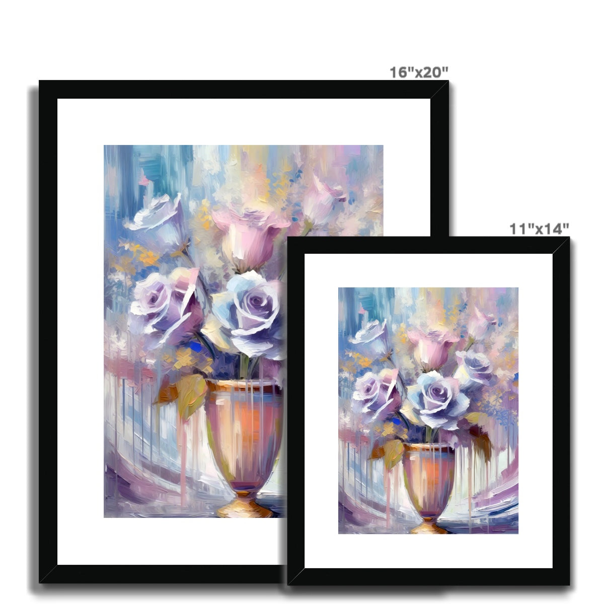 Abstract Blooms #17 Framed & Mounted Print