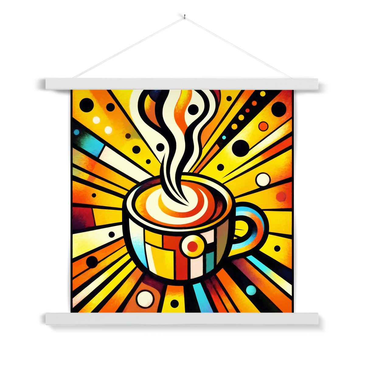 Energising Espresso  Fine Art Print with Hanger