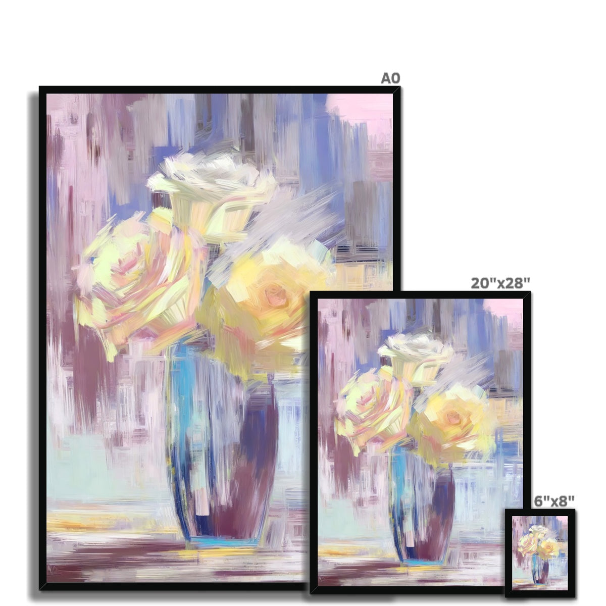 Abstract Blooms #31 Framed Print
