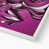 Viva La Diva: Where Amethyst Dreams Dance in a Symphony of Purples Eco Canvas