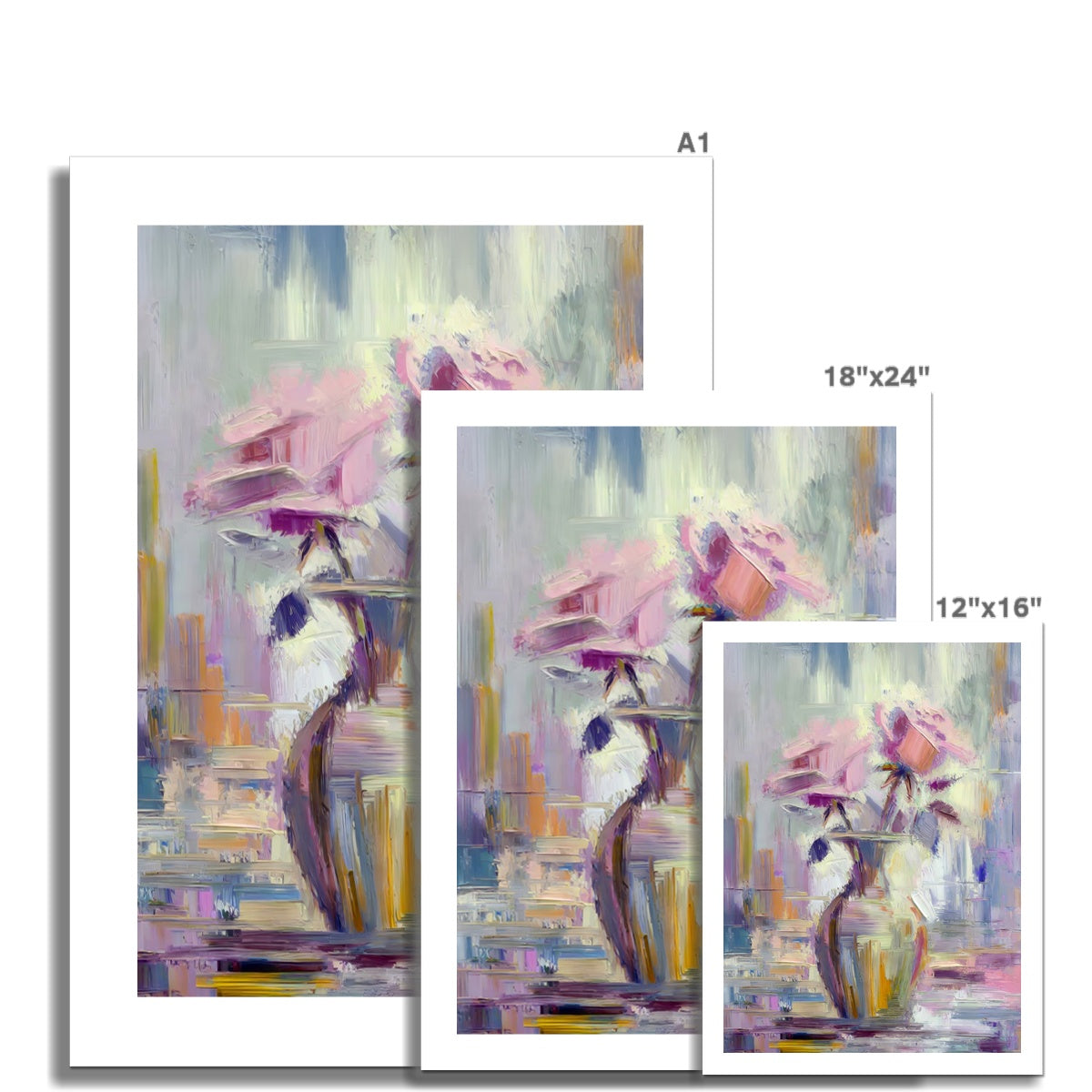 Abstract Blooms #08 Wall Art Poster