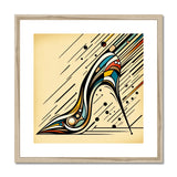 High Heel Havoc: A Moment Frozen in Time Framed & Mounted Print
