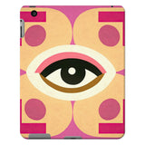 Eye of Harmony: Where Realism Meets Geometric Dreamscapes Tablet Cases