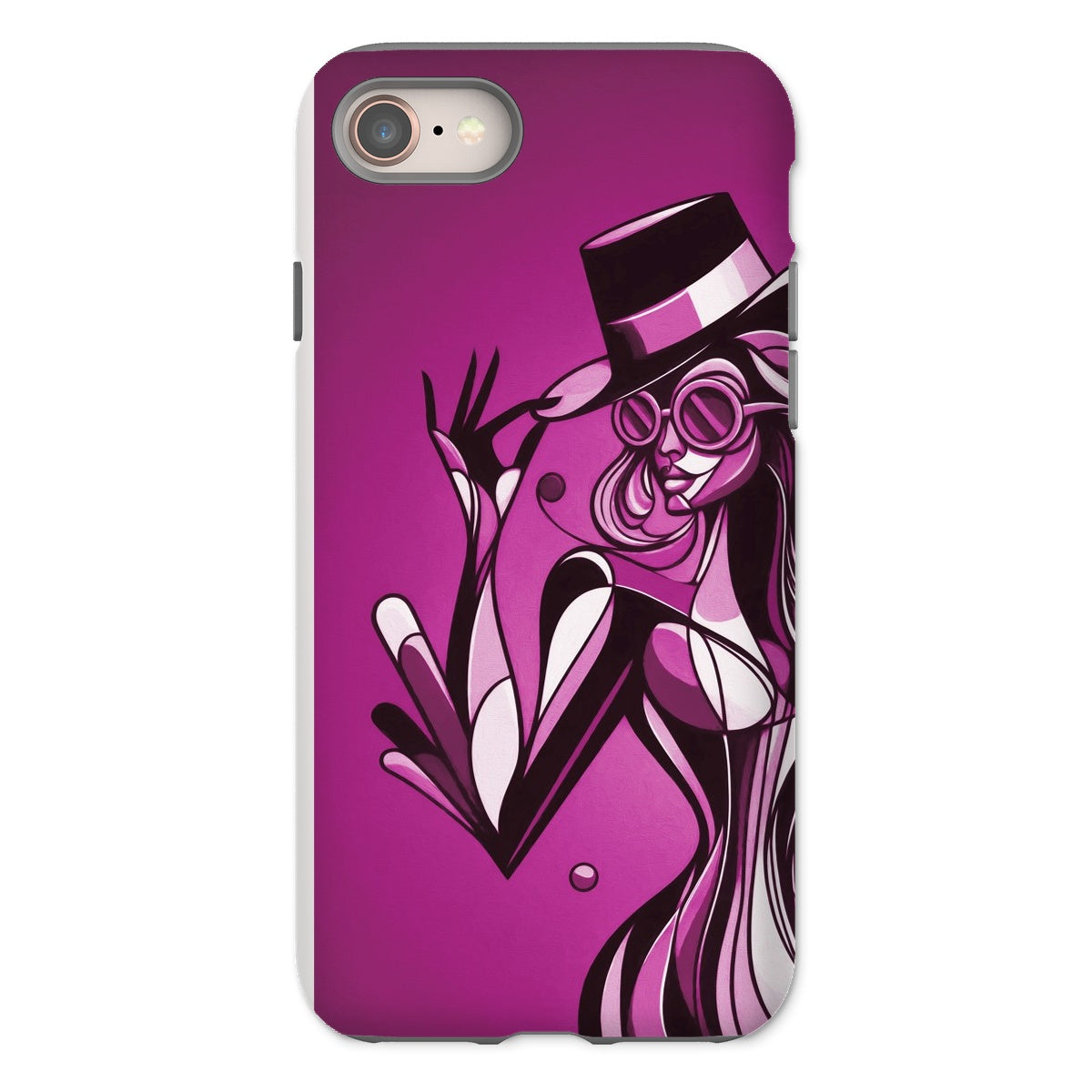 Viva La Diva: Where Amethyst Dreams Dance in a Symphony of Purples Tough Phone Case