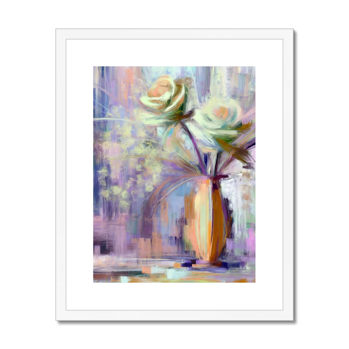 Abstract Blooms #21 Framed & Mounted Print