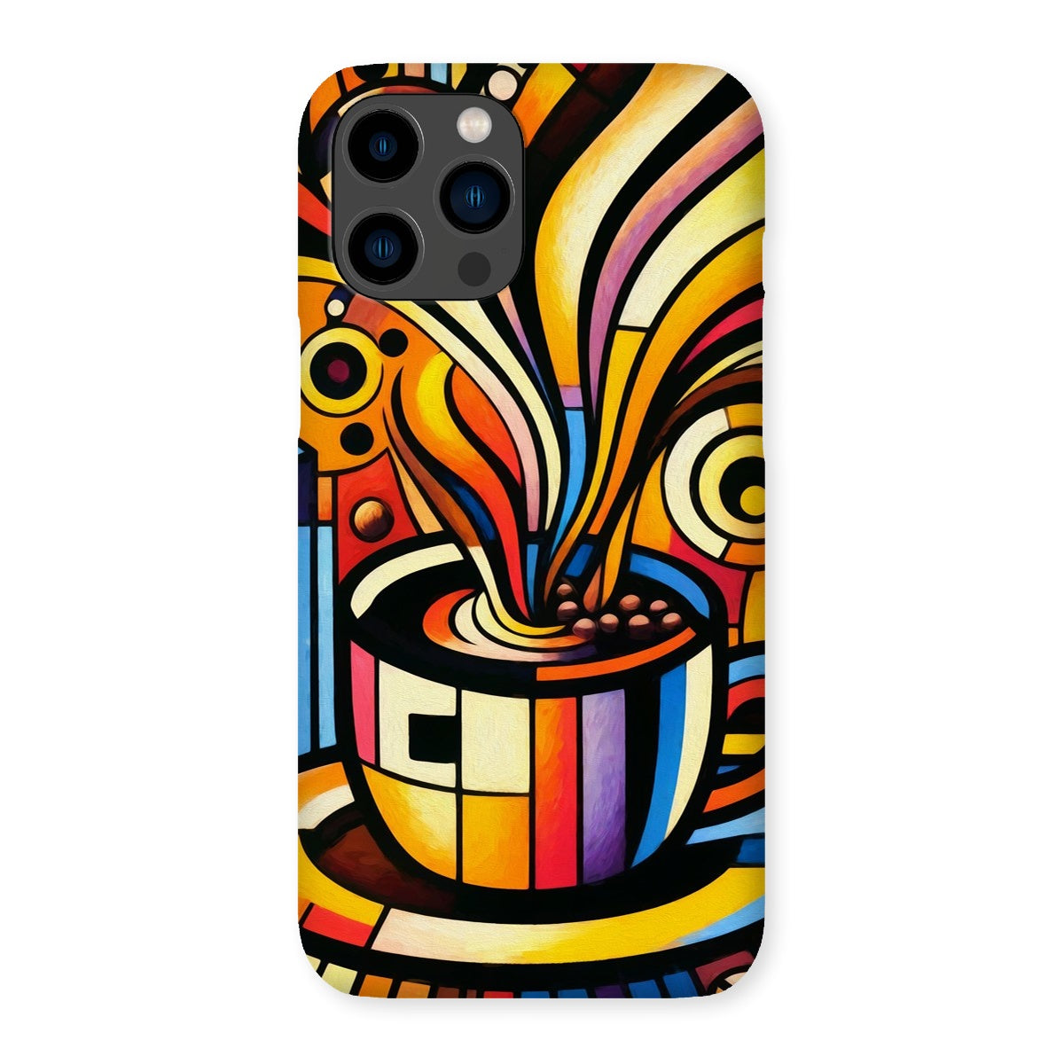 Caffeinated Cityscape Snap Phone Case