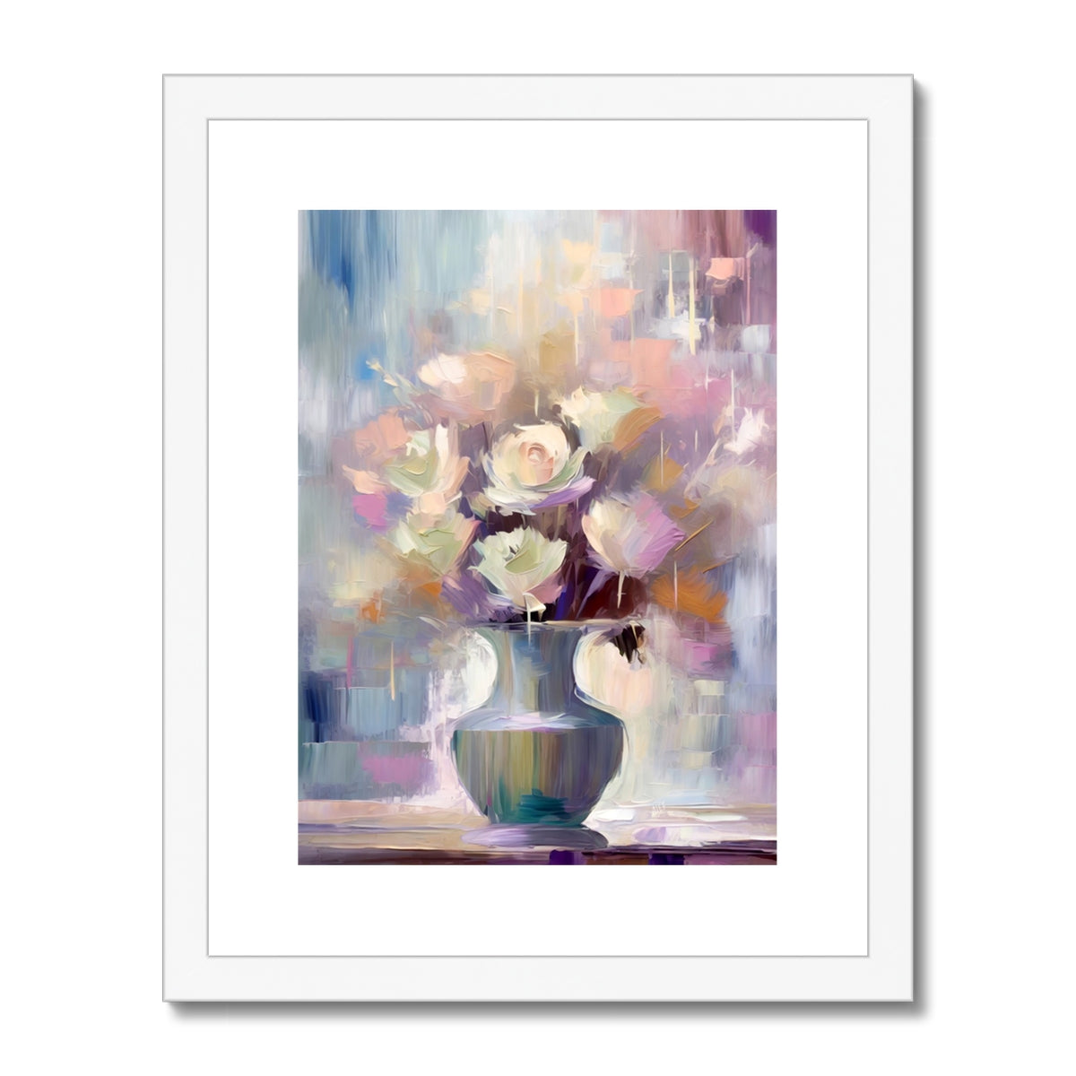 Abstract Blooms #12 Framed & Mounted Print