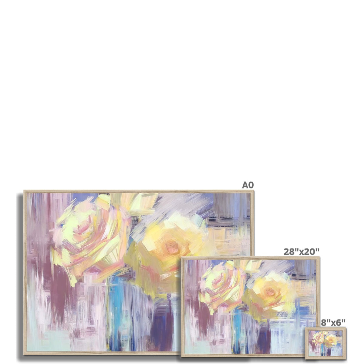 Abstract Blooms #31 Framed Print