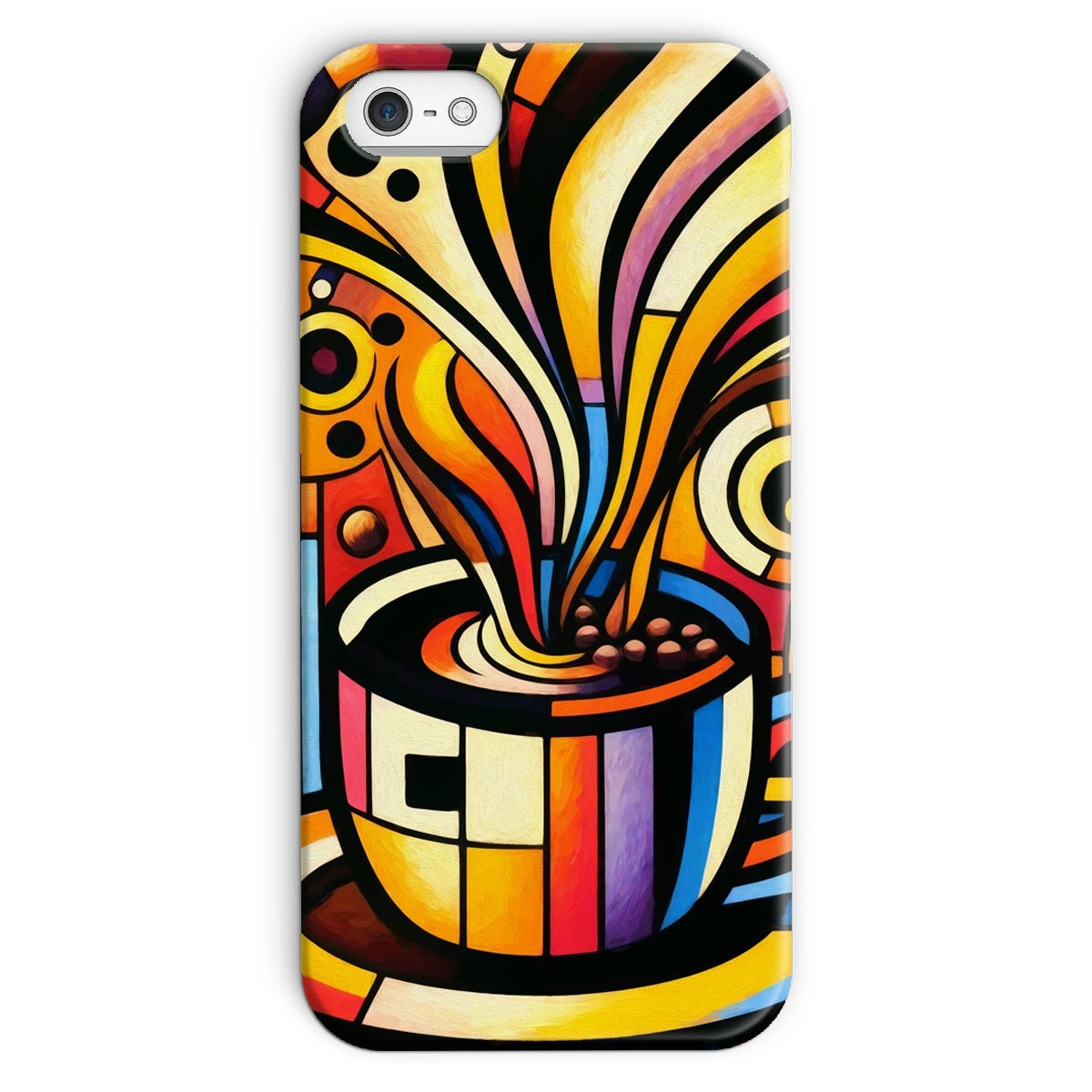 Caffeinated Cityscape Snap Phone Case