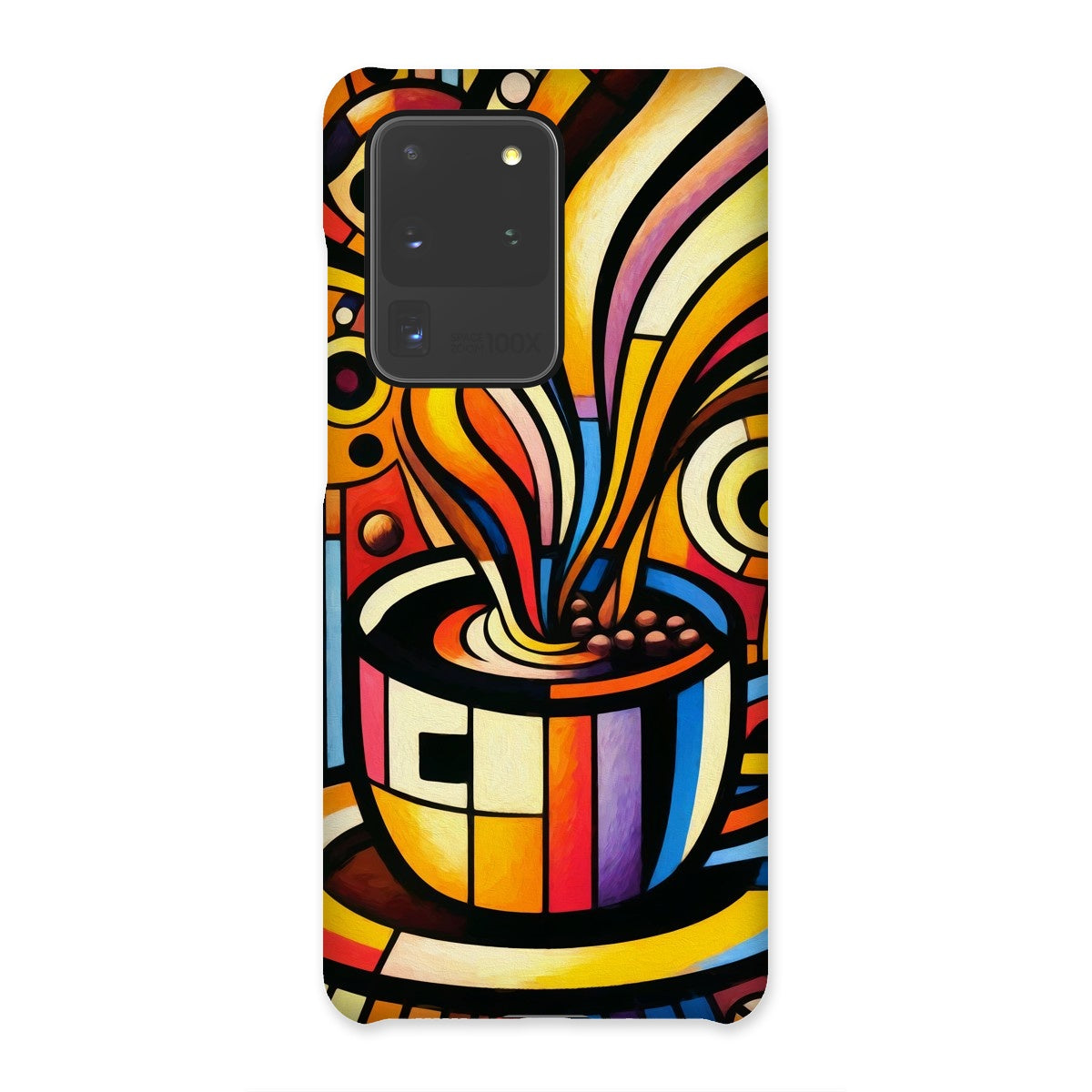 Caffeinated Cityscape Snap Phone Case