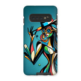 Viva La Diva: Where Confidence Meets Abstract Whirl Tough Phone Case