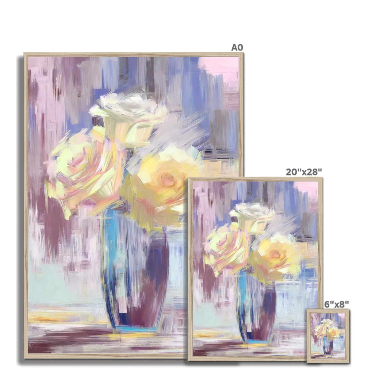 Abstract Blooms #31 Framed Print