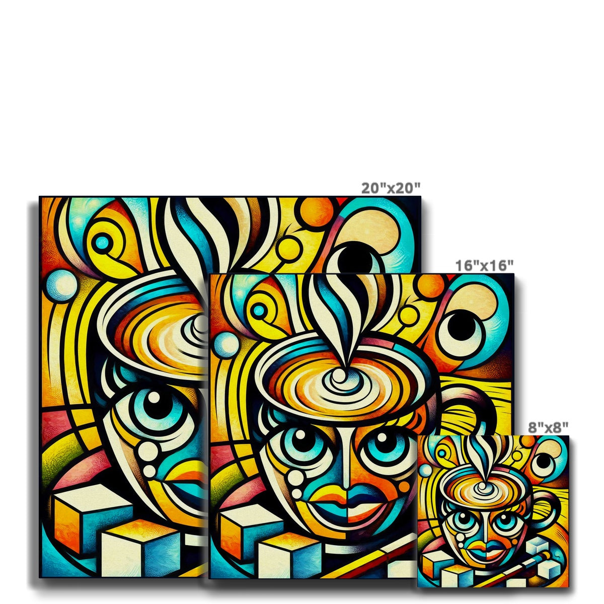 Geometric Java Eco Canvas