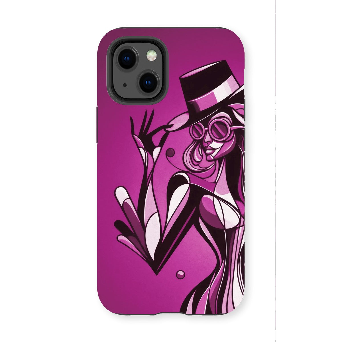 Viva La Diva: Where Amethyst Dreams Dance in a Symphony of Purples Tough Phone Case