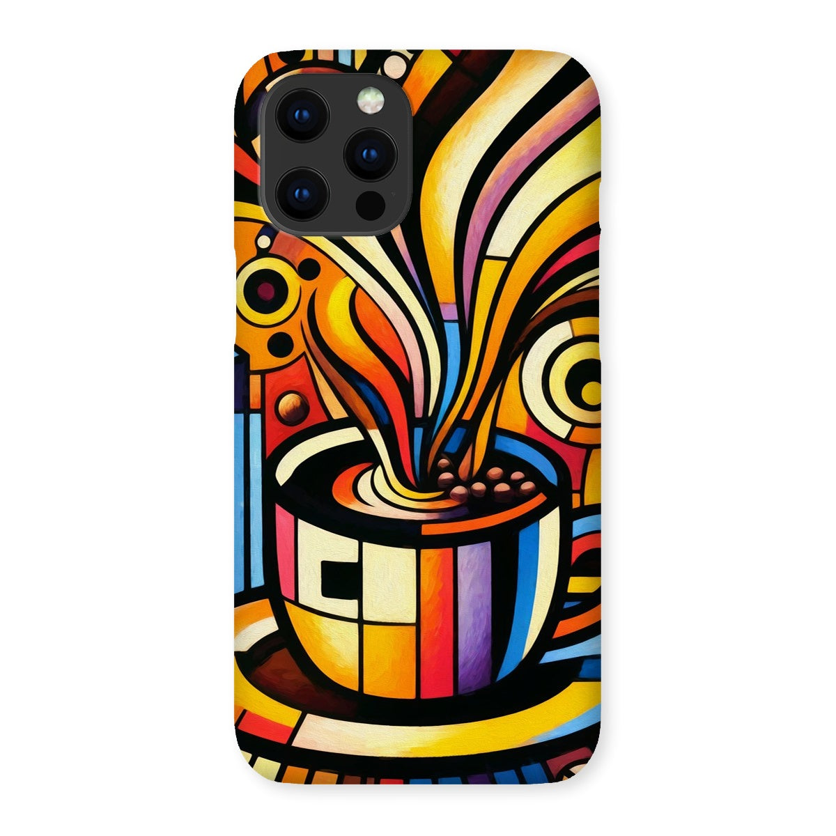 Caffeinated Cityscape Snap Phone Case