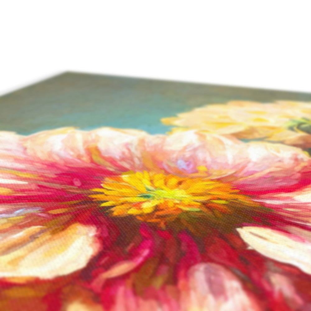 A Burst of Colour: Immerse Yourself in Floral Joy Eco Canvas