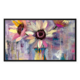 Abstract Blooms #05 Framed Canvas