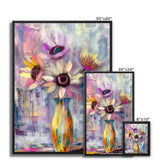 Abstract Blooms #05 Framed Canvas