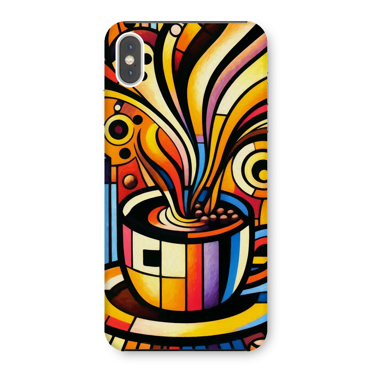 Caffeinated Cityscape Snap Phone Case