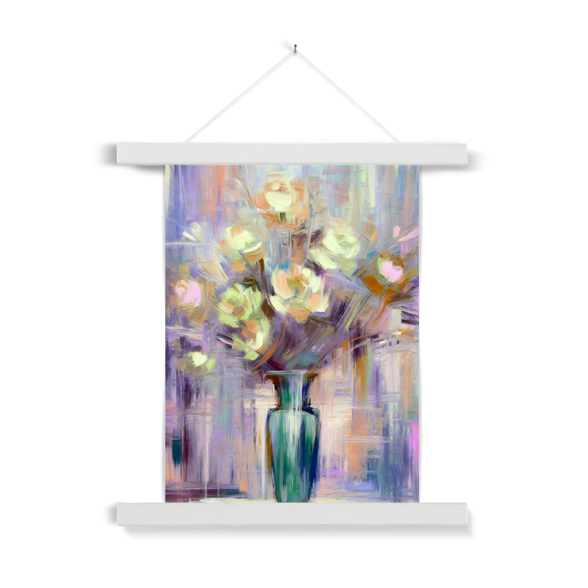 Abstract Blooms #19 Fine Art Print with Hanger