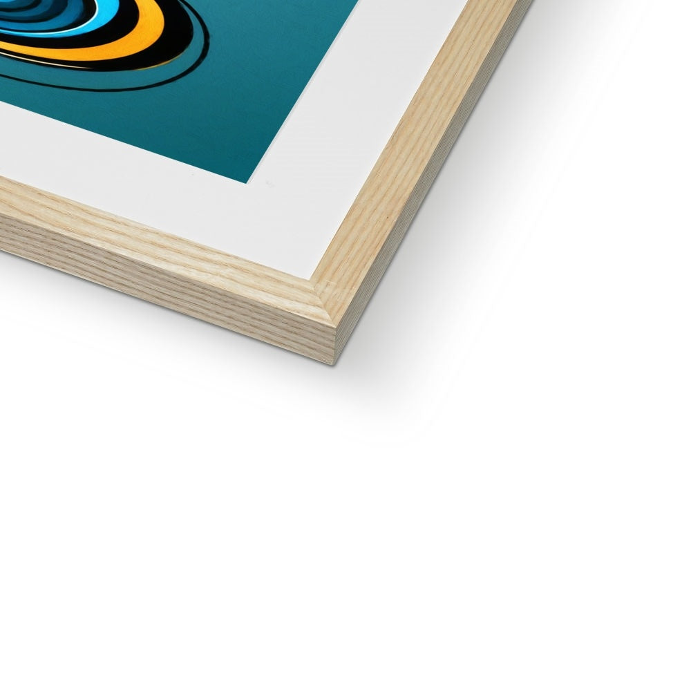 Viva La Diva: Where Confidence Meets Abstract Whirl Framed & Mounted Print