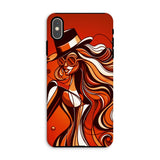Viva La Diva: Where Confidence Dances in Shades of Oranges and Reds Tough Phone Case