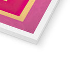 Eye of Harmony: Where Realism Meets Geometric Dreamscapes Budget Framed Poster