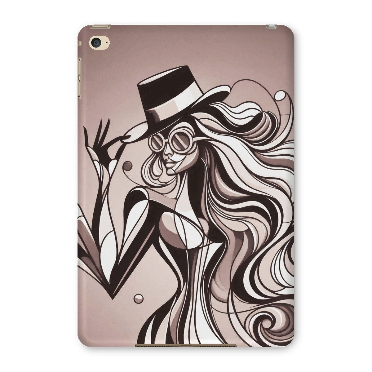 Viva La Diva: Where Earth Tones Whisper Confidence Tablet Cases
