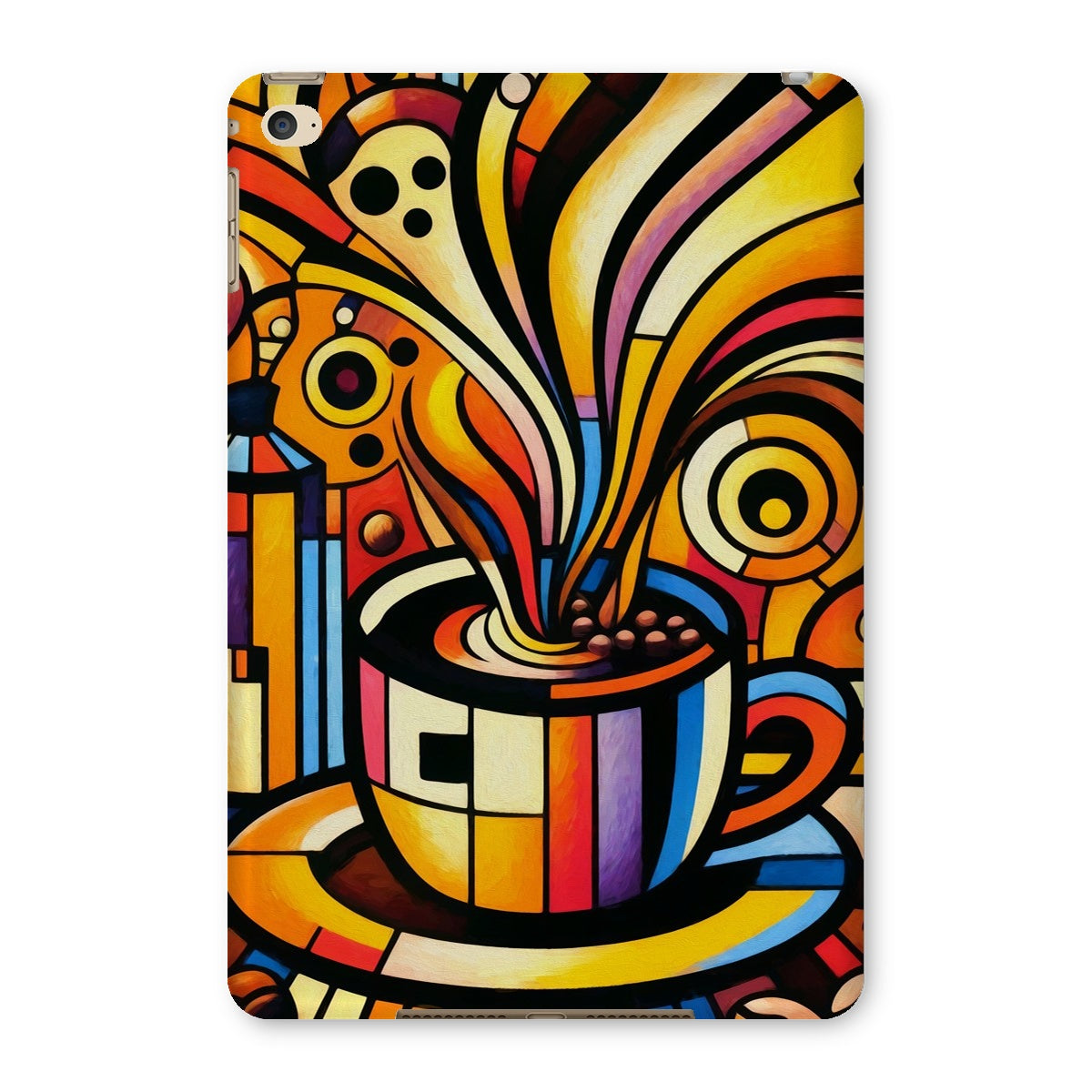 Caffeinated Cityscape Tablet Cases