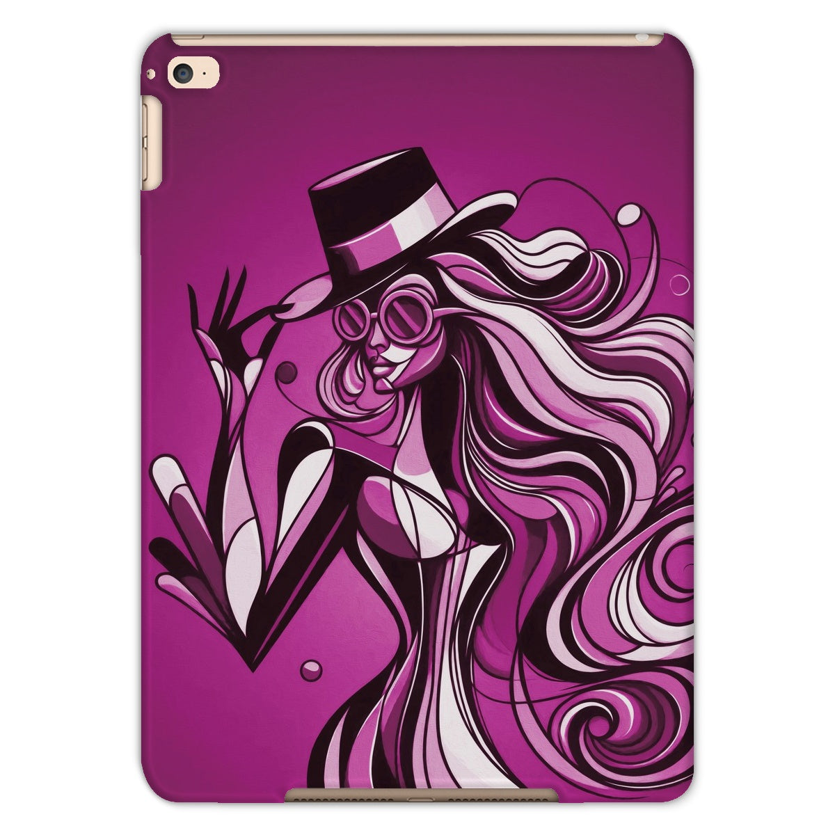 Viva La Diva: Where Amethyst Dreams Dance in a Symphony of Purples Tablet Cases