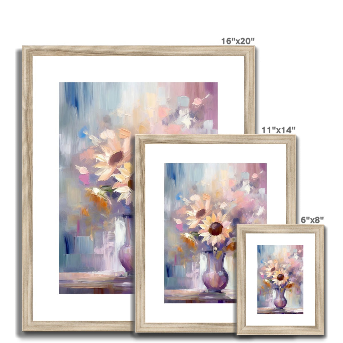 Abstract Blooms #03 Framed & Mounted Print
