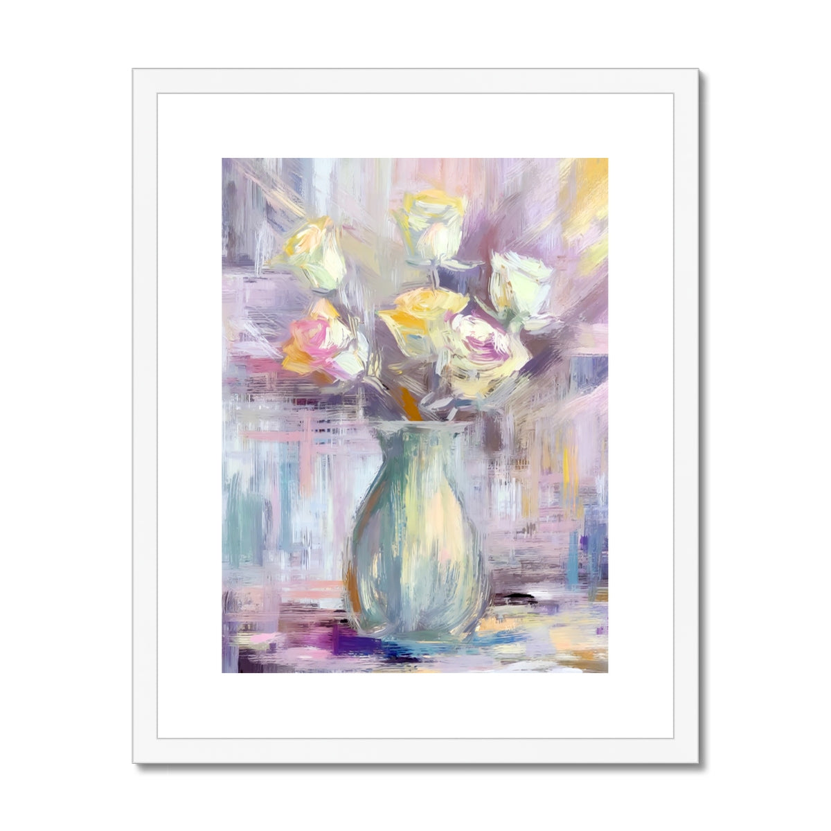 Abstract Blooms #15 Framed & Mounted Print