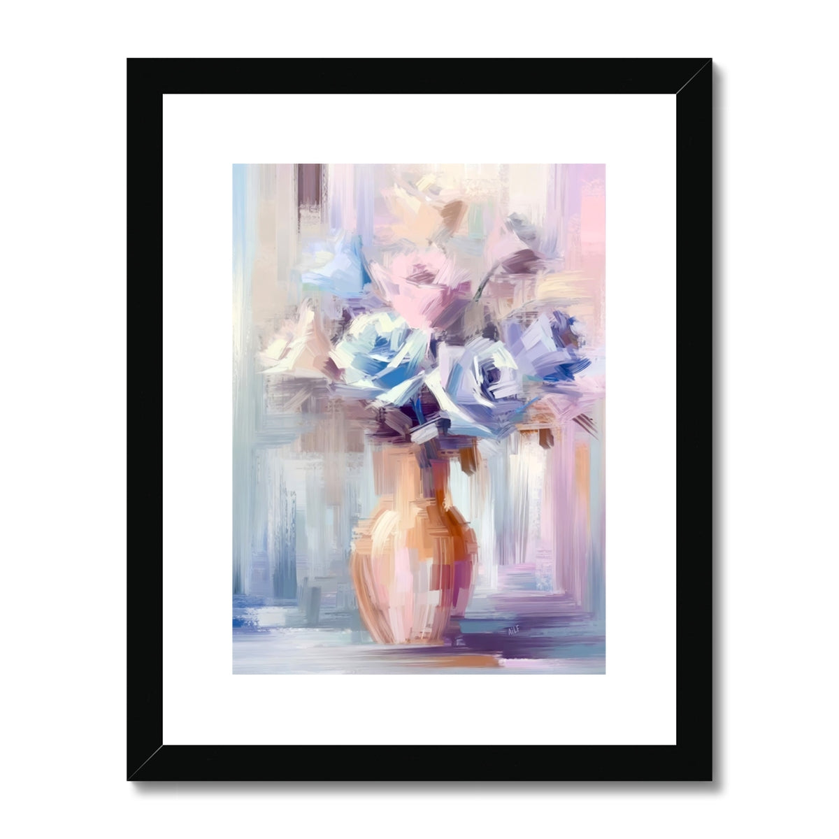 Abstract Blooms #18 Framed & Mounted Print