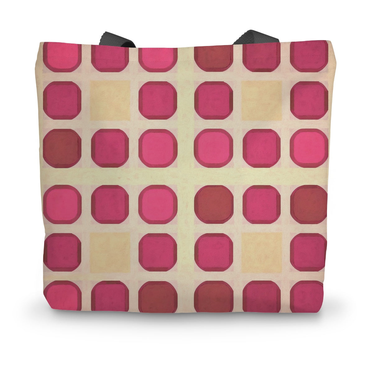 Retro Rhapsody Canvas Tote Bag
