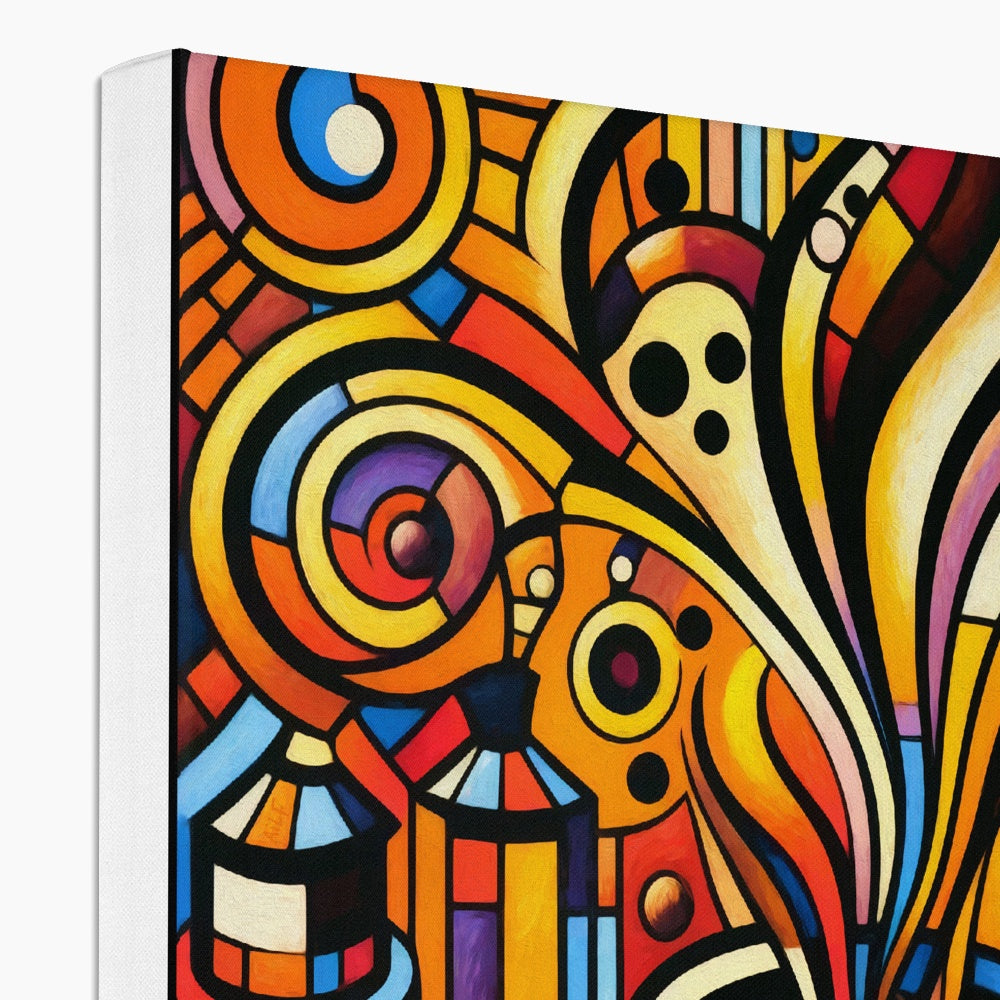 Caffeinated Cityscape Eco Canvas