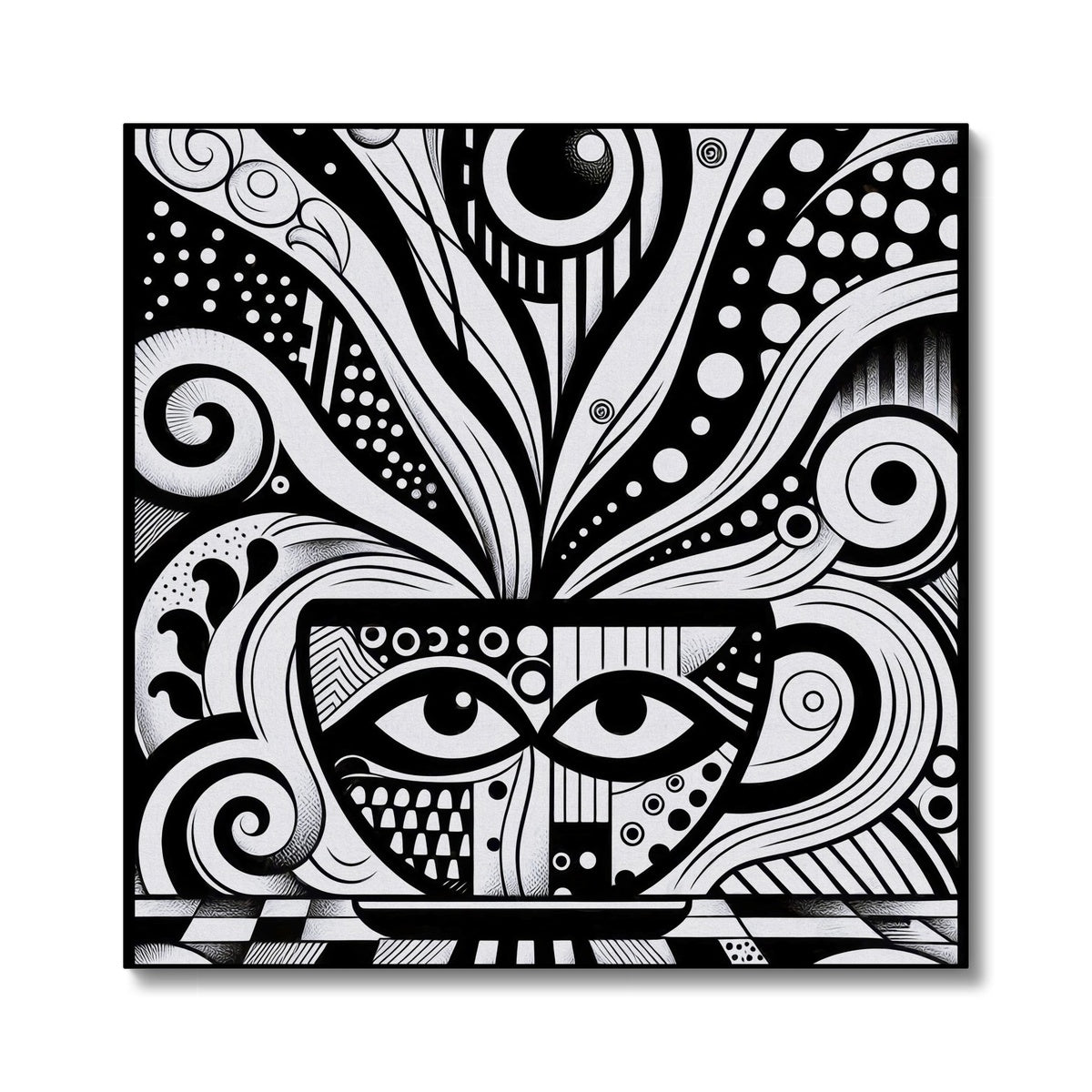 Caffeinated Masquerade Canvas