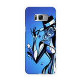 Viva La Diva: Where Moonlight Dances in Shades of Sapphire Tough Phone Case