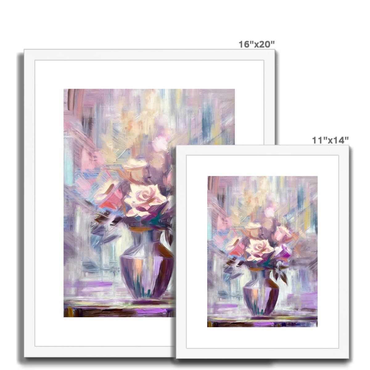 Abstract Blooms #30 Framed & Mounted Print
