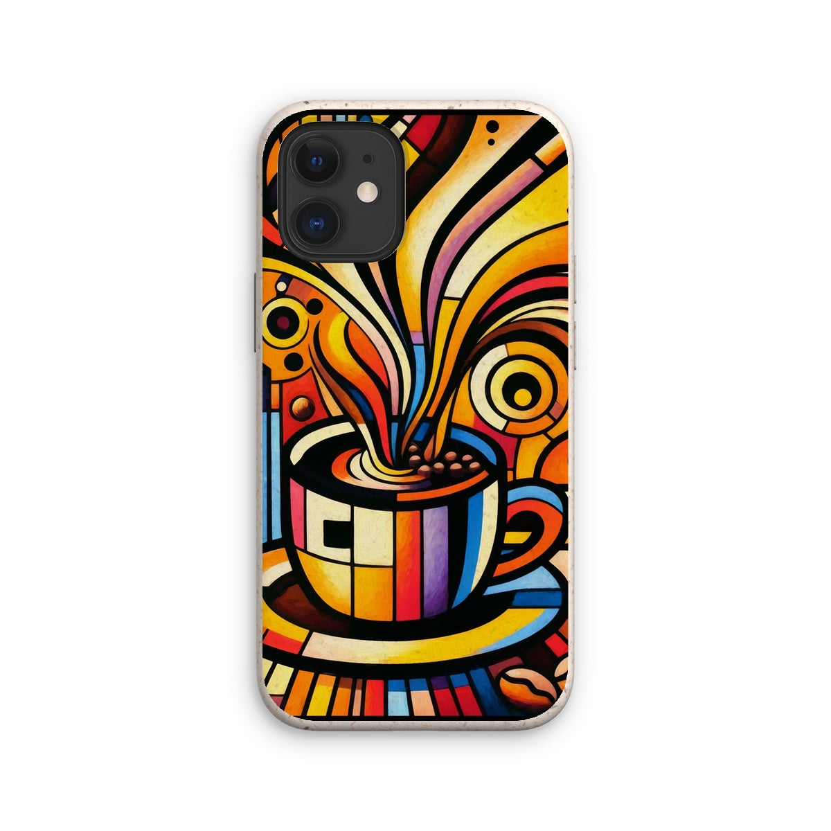 Caffeinated Cityscape Eco Phone Case