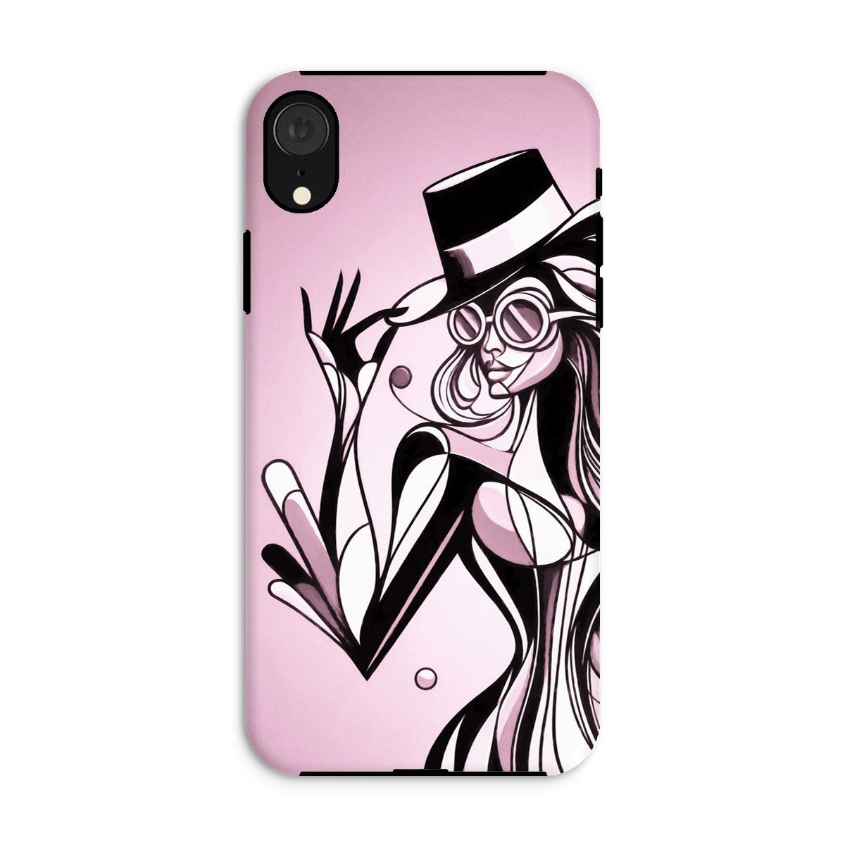 Viva La Diva: A Ballet of Blush and Boldness Against Rose-Colored Skies Tough Phone Case