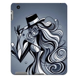 Viva La Diva: Where Shadows Dance in Shades of Silver Tablet Cases